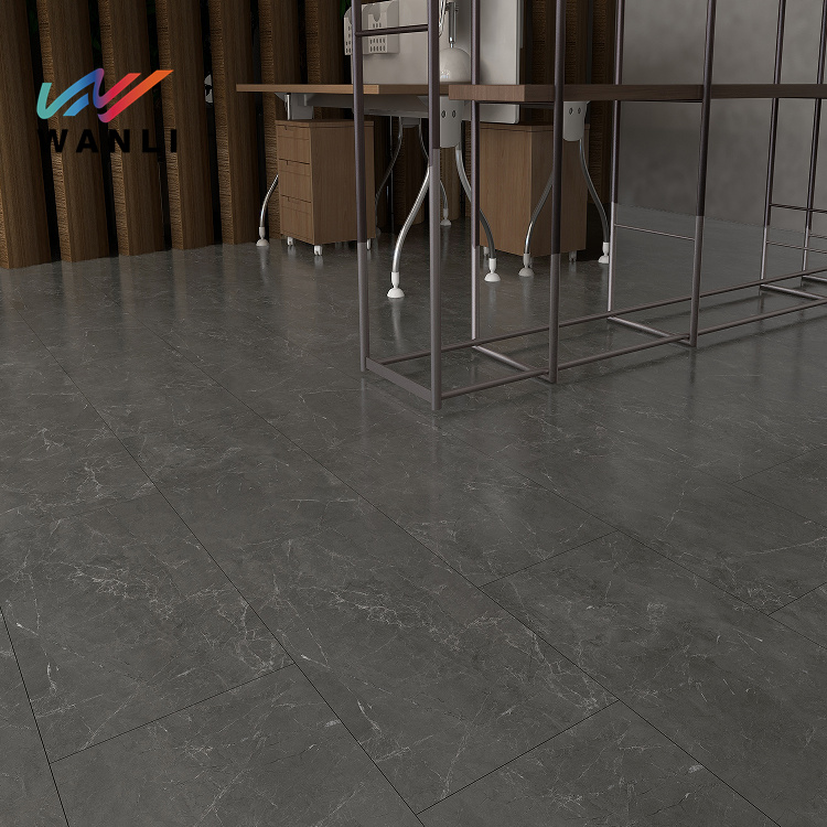 Luxury Grey Interlocking Stone Look Spc Flooring