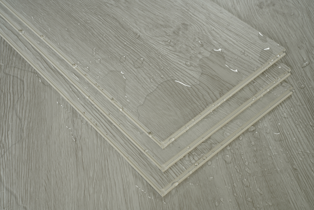 Floor Covering 4mm Stone Polymer Spc Flooring Waterproof Click Walnut Spc Flooring